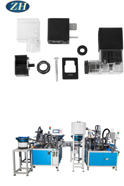 Solenoidiventtiilien kokoonpanokoneen korkea automaatioaste